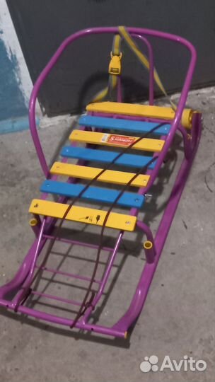 Детские санки Тимка с колесами