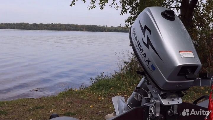 Лодочный мотор 2-х тактный Sharmax SM5HS