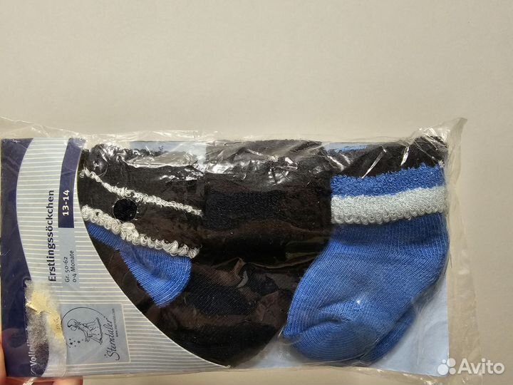 Носки для новорожденных теплые