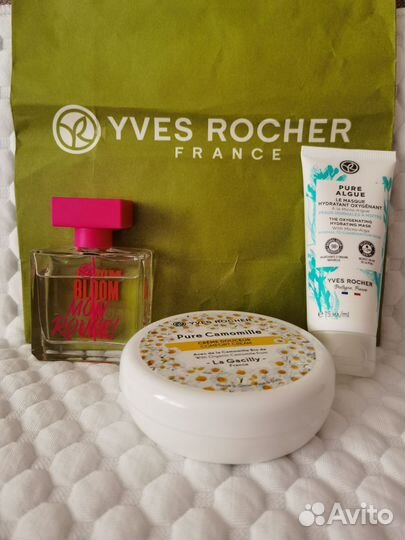 Парфюм, крем и маска Ив Роше пакетом