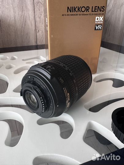 Объектив nikon nikkor AF-S DX 18-105mm f/3.5-5.6G