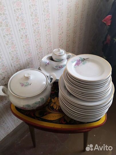 Набор столовой посуды фарфор СССР