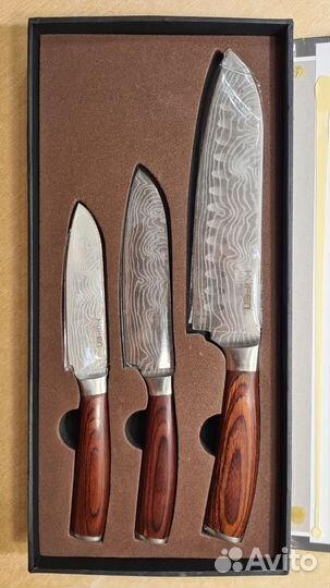 Набор стальных ножей Samurai Hofen