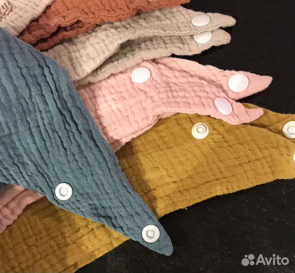 Муслиновые слюнявчики