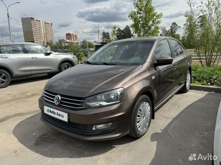 Volkswagen Polo 1.6 AT, 2016, 116 200 км