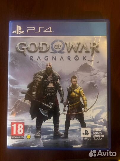 God of war ragnarok ps4 русская озвучка диск