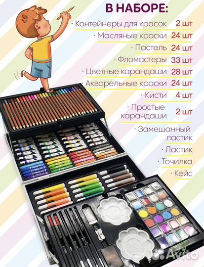 Чемодан для творчества, 147 предметов