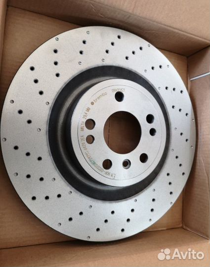 Диск тормозной Mercedes ML GL 166 Брембо