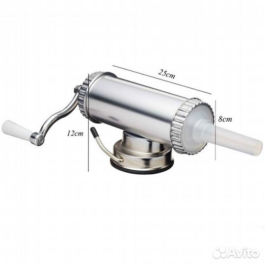 Шприц колбасный 1кг вакуумная присоска