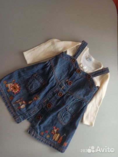 Платье для девочки 92