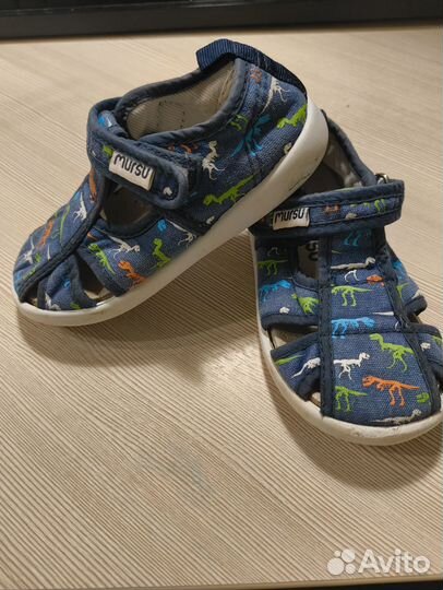 Сандали тканевые 25