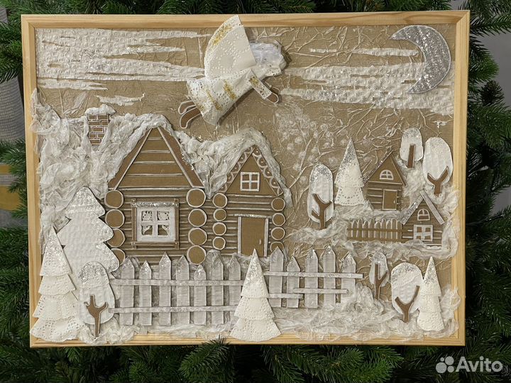 Новогодняя Рождественская поделка в школу или сад