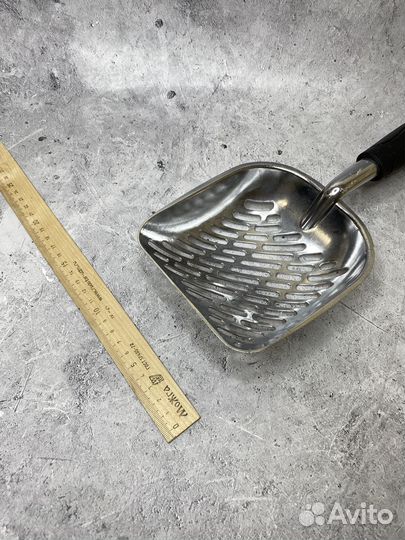 Совок металлический для кошачьего лотка