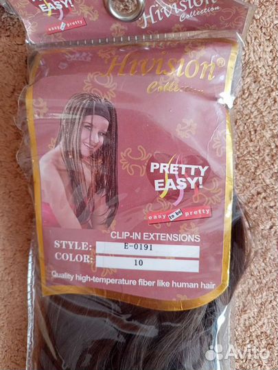 Шиньон на клипсах