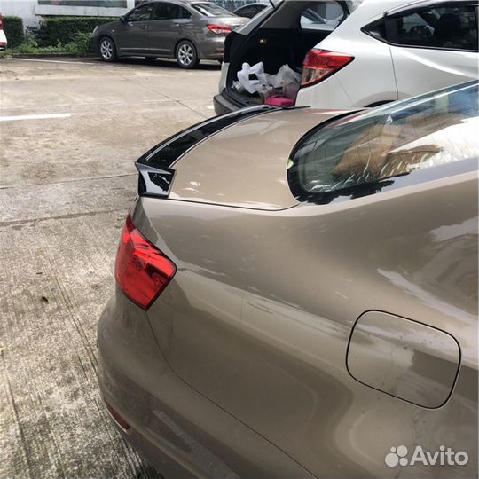 Volkswagen jetta 6 спойлер черный глянец