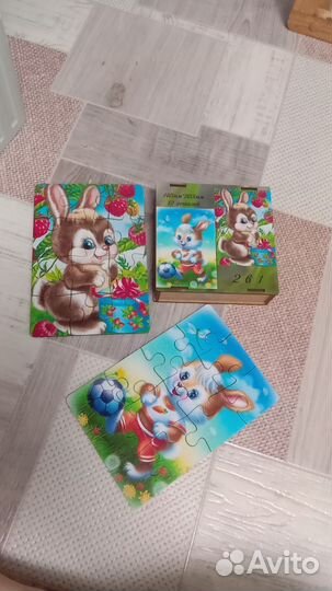 Деревянные пазлы