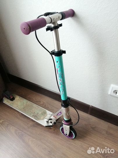 Самокат детский для девочки 7-10 лет