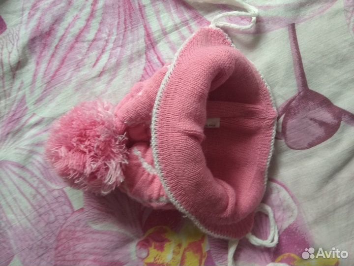 Зимний комплект (шапка, шарф)