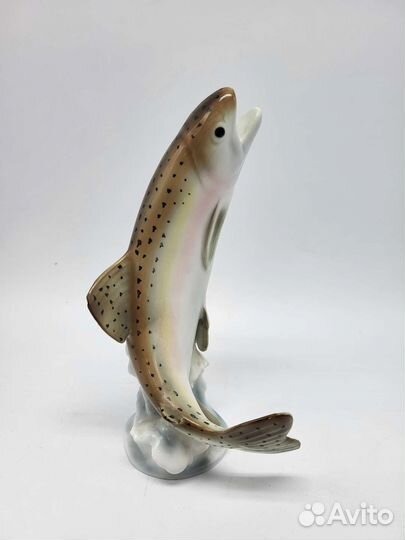 Рыбка форель Bovaria Германия фарфоровая статуэтка