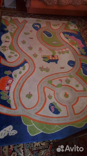 Детский ковер с 3 D дорогой