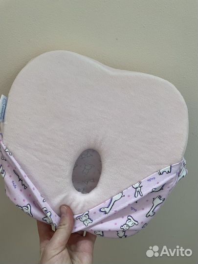 Подушка бабочка ортопедическая для новорожденных