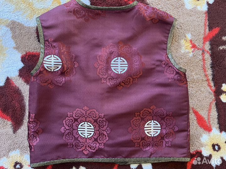 Жилетка детская в бурятском стиле