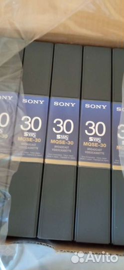 Видеокассета Sony mqse-30 формата S-VHS