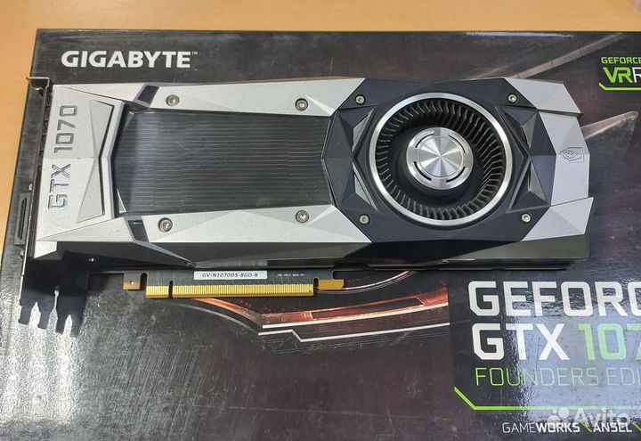 Видеокарта GTX 1070 Game 8Gb