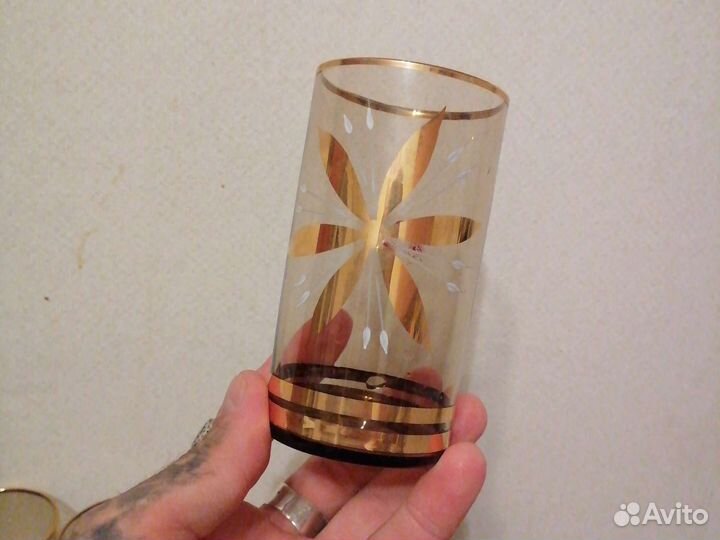 Стаканы тонкое стекло СССР
