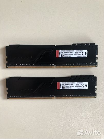 Оригинальная память Kingston Fury DDR4 16Gb