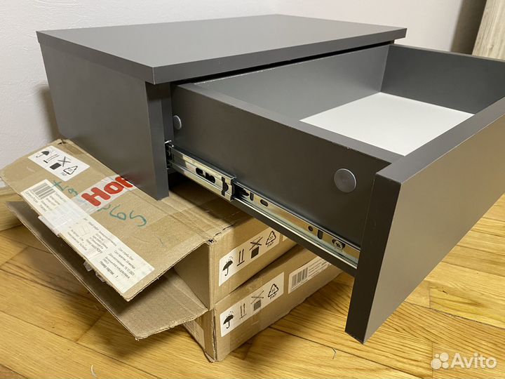 Туалетный столик/навесная тумба 2шт hoff