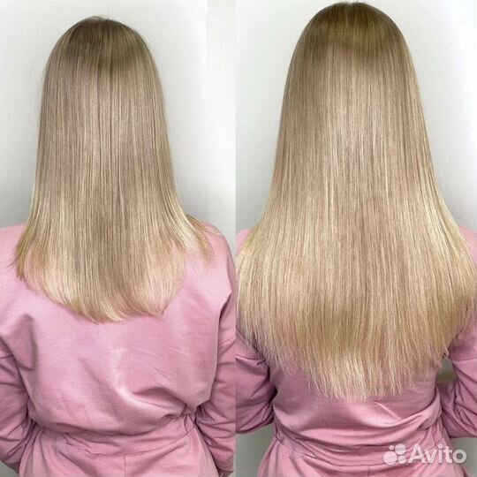 Наращивание волос Капсульное Ленточное Трессовое