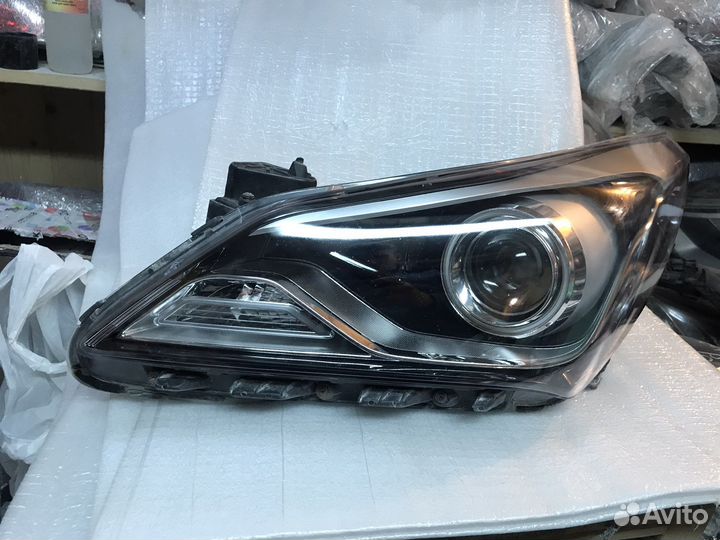 Фара левая Хендай Солярис рестайл линза