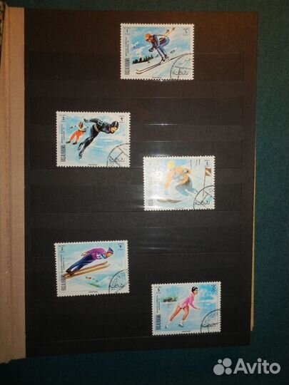 Почтовые марки 1967-1972 г. спорт