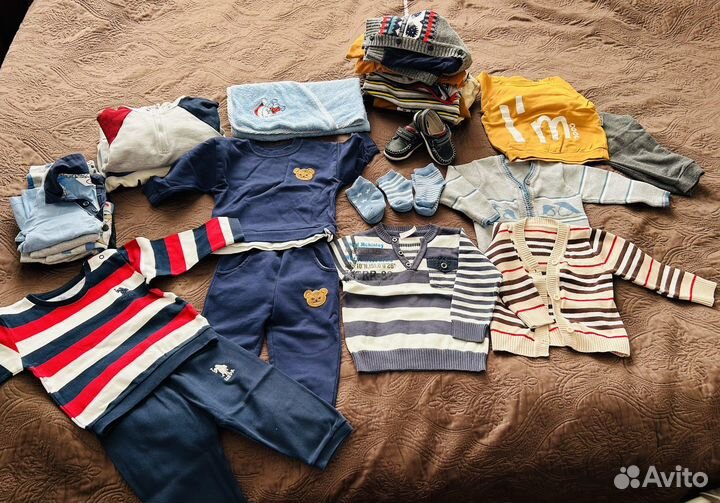 Детские вещи пакетом 6-12 месяцев