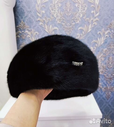 Шапка норковая женская