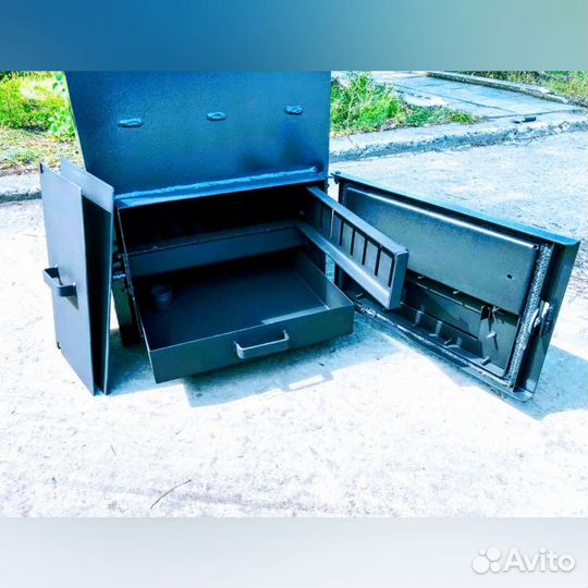 Твердотопливный котел с большой топкой