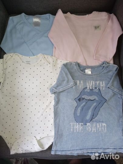 Вещи пакетом для девочки 74 80
