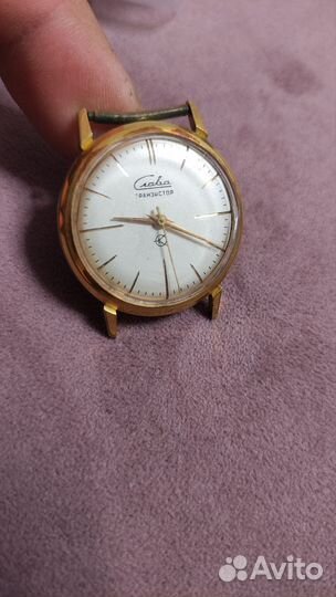 Часы Слава транзистор. Камертонные