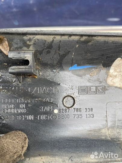 Накладка двери задняя Renault Sandero 1