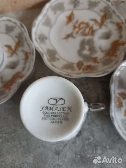 Кофейные чашки с блюдцами, Япония