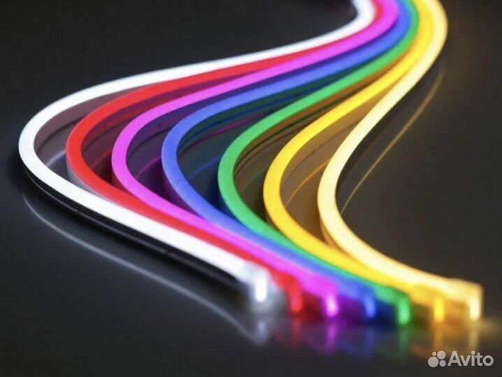 Гибкий неон 12V 6X12мм