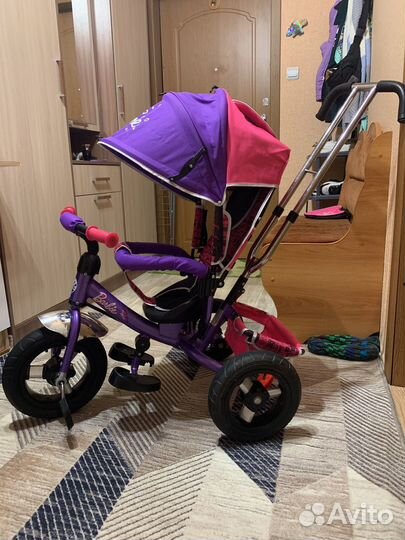 Детский велосипед с ручкой