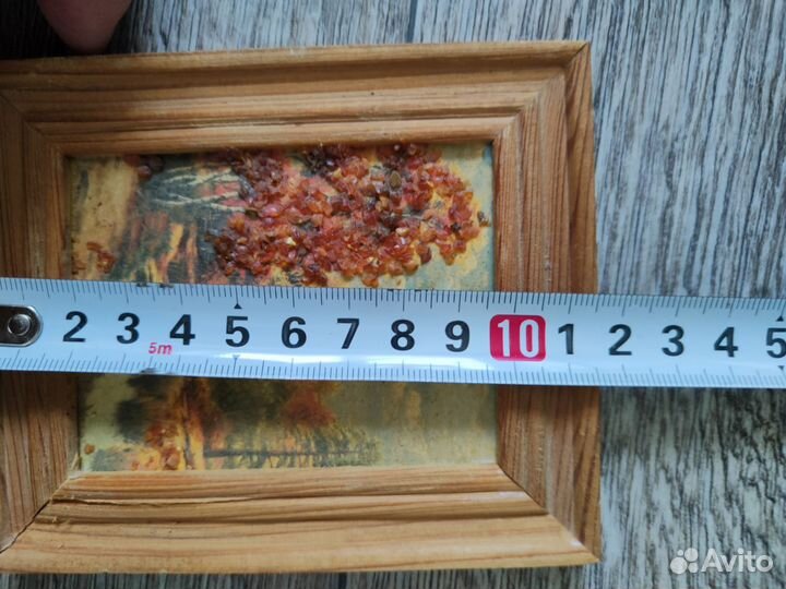 Винтажные картины с янтарем