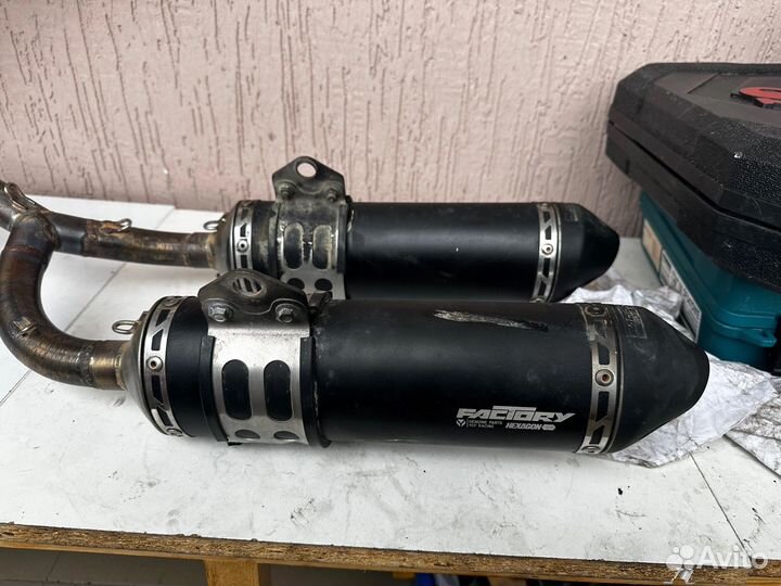 Глушитель на питбайк