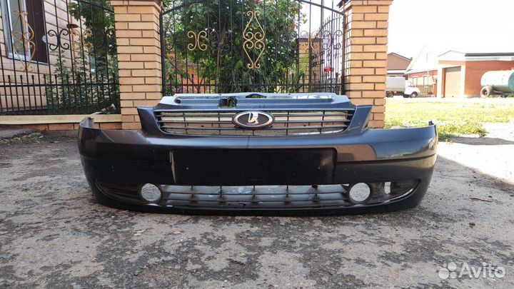 Бампер передний priora 1