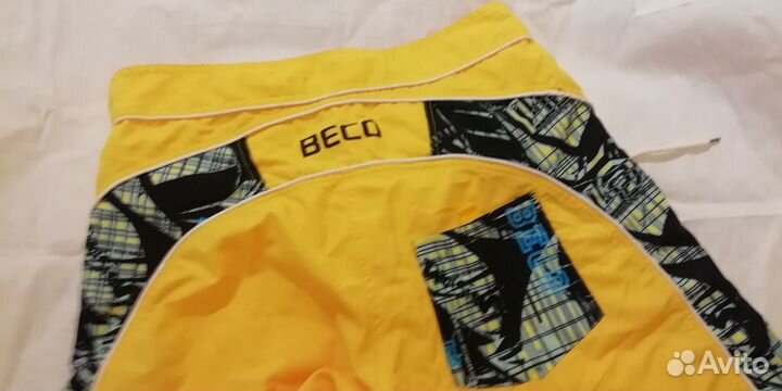 Плавательные шорты мужские желтые beco Beermann