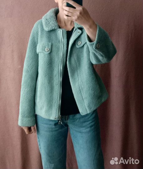 Куртка меховая тедди 46 размер
