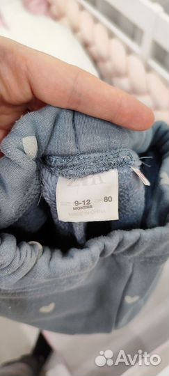 Джоггеры zara для девочки 80