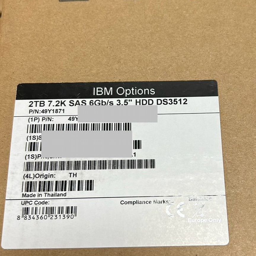 [49Y1871] Жесткий Диск Ibm 2tb49y1874 49y1875